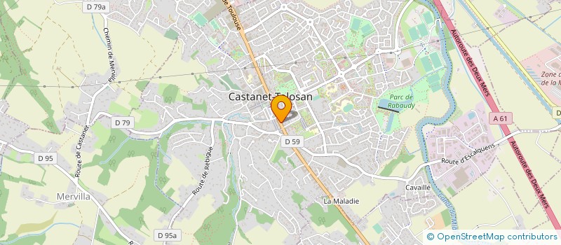 localisation de l'entreprise JPB à CASTANET-TOLOSAN