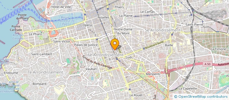 localisation de l'entreprise JPB à MARSEILLE