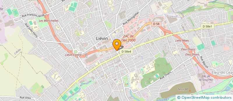 localisation de l'entreprise JPB ASSOCIES  LIEVIN