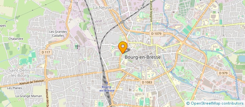 localisation de l'entreprise JPB AUDIT & CONSEIL  BOURG-EN-BRESSE