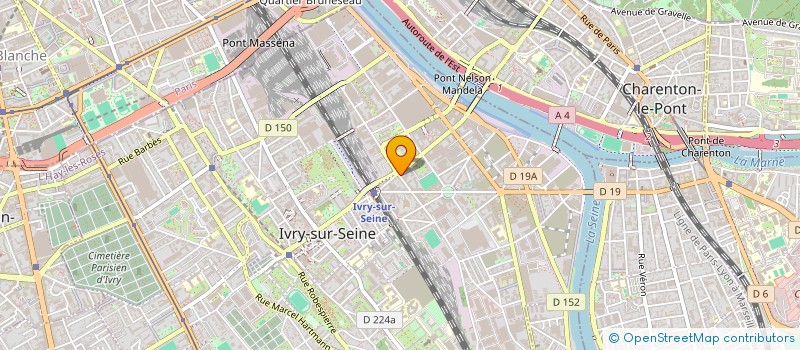 localisation de l'entreprise JPB BATIMENT  IVRY-SUR-SEINE