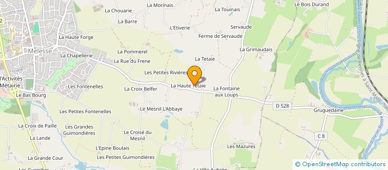 localisation de l'entreprise JPB CONSEILS ASSURANCES FINANCES & PATRIMOINE à MELESSE