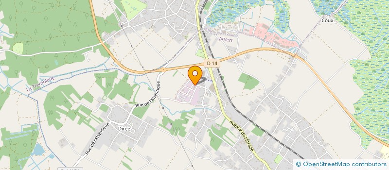 localisation de l'entreprise JPB CONSTRUCTIONS à ARVERT