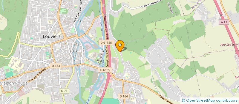 localisation de l'entreprise JPB DIFFUSION  LOUVIERS