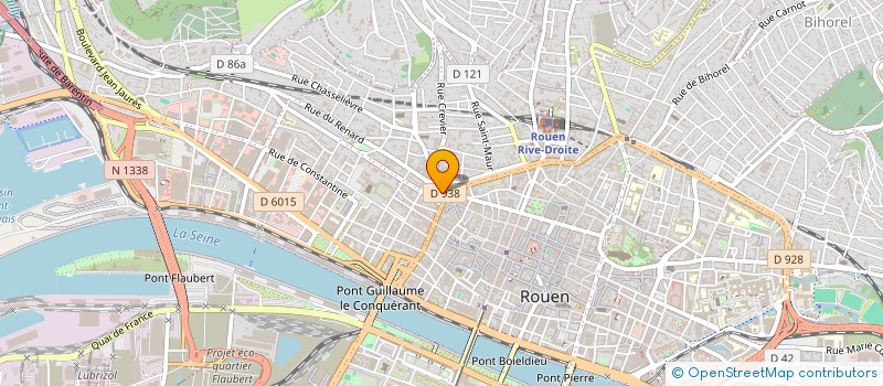 localisation de l'entreprise JPB DISTRI à ROUEN