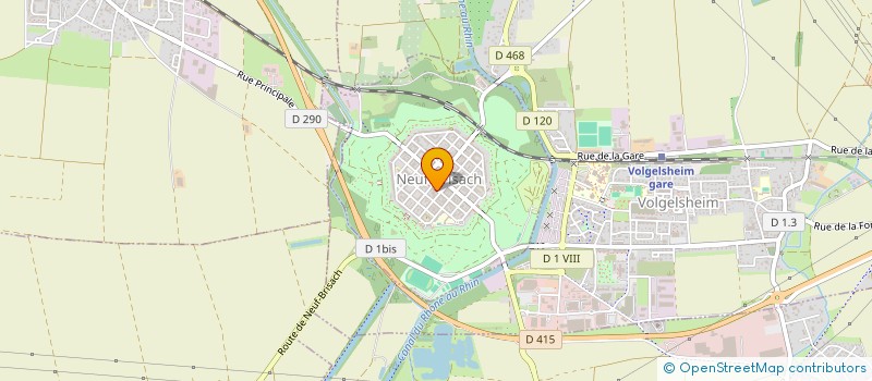 localisation de l'entreprise JPB DISTRIB à NEUF-BRISACH