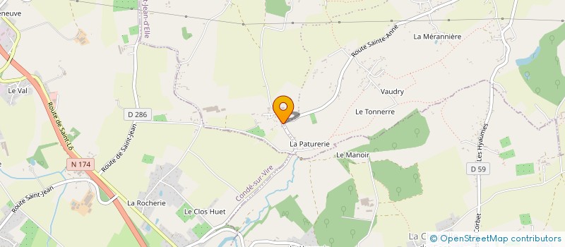 localisation de l'entreprise JPB DISTRIM  SAINT-JEAN-D'ELLE