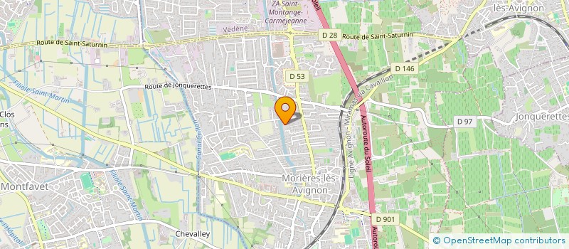 localisation de l'entreprise JPB-EC IMMO  MORIERES-LES-AVIGNON