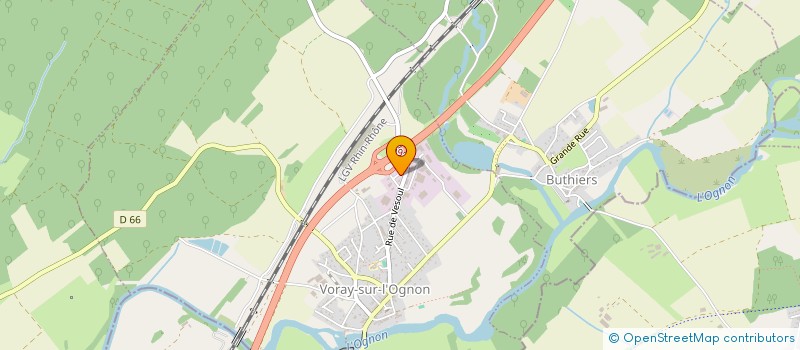 localisation de l'entreprise JPB ETAMPAGES à VORAY-SUR-L'OGNON