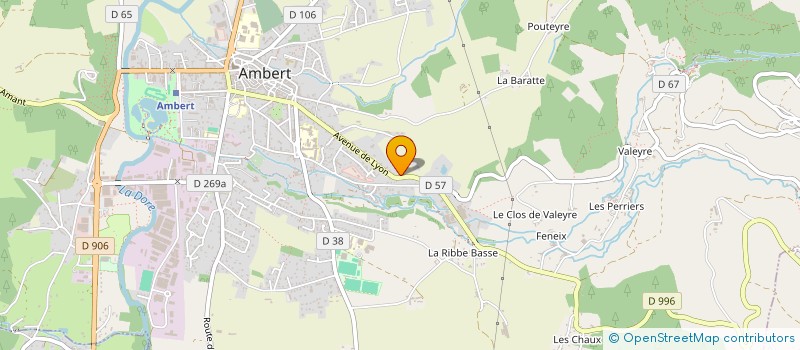 localisation de l'entreprise JPB FORMATION à AMBERT