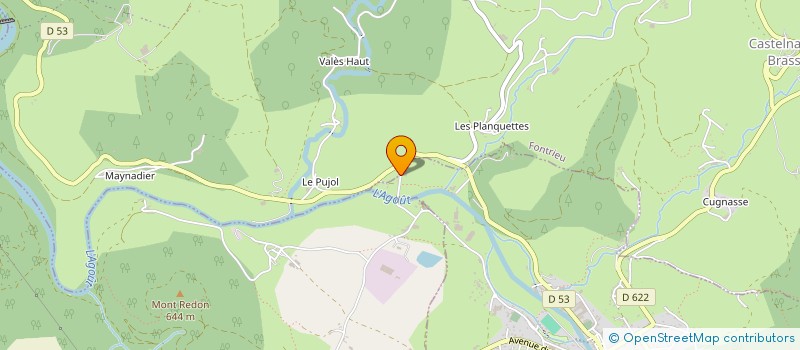 localisation de l'entreprise JPB GRANIT  BRASSAC