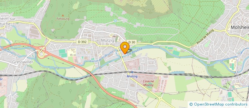 localisation de l'entreprise JPB HABITAT & CONSEIL  MUTZIG