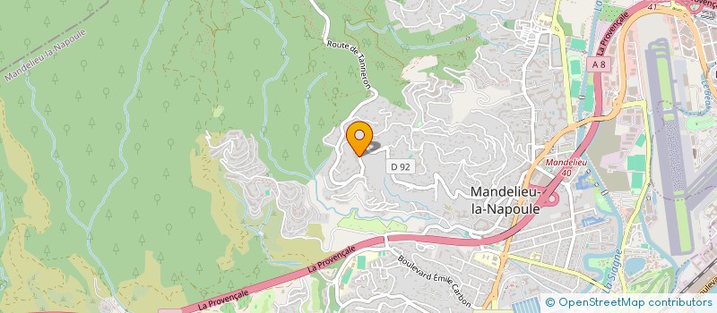 localisation de l'entreprise JPB INVEST  MANDELIEU-LA-NAPOULE