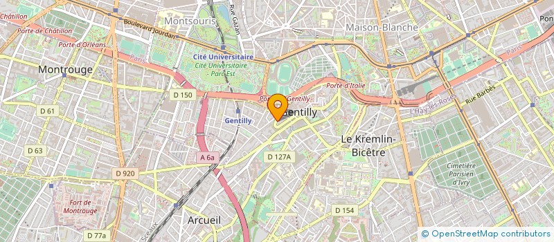localisation de l'entreprise JPB PRODUCTIONS à GENTILLY