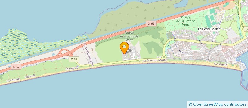 localisation de l'entreprise JPB PROMOTION  LA GRANDE-MOTTE