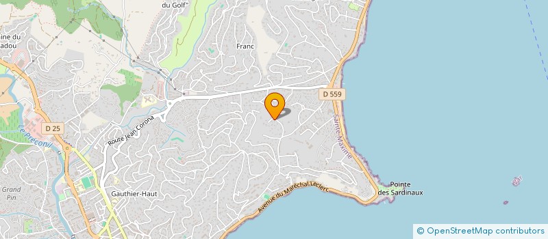 localisation de l'entreprise JPB RACING à SAINTE-MAXIME