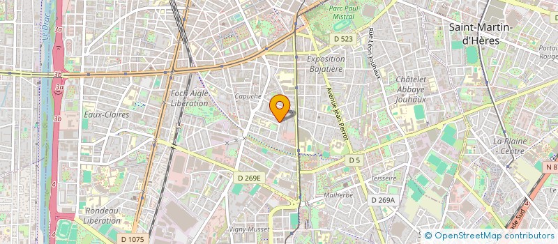 localisation de l'entreprise JPB SERVICES à GRENOBLE