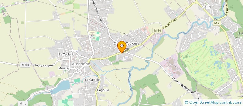 localisation de l'entreprise JPB-SM EXPRESS  AUSSONNE