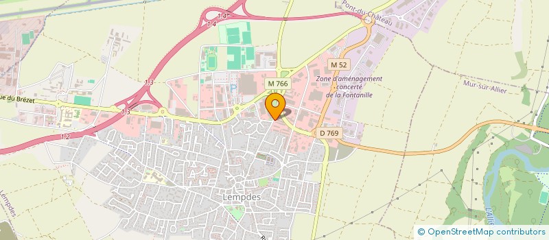 localisation de l'entreprise JPB TECHNOLOGIES à LEMPDES