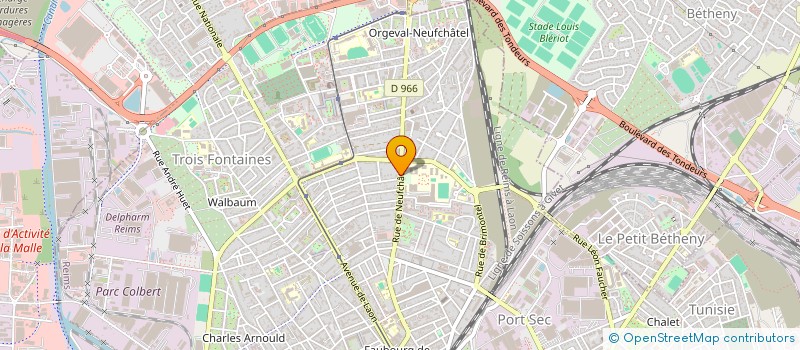 localisation de l'entreprise JPBA  REIMS