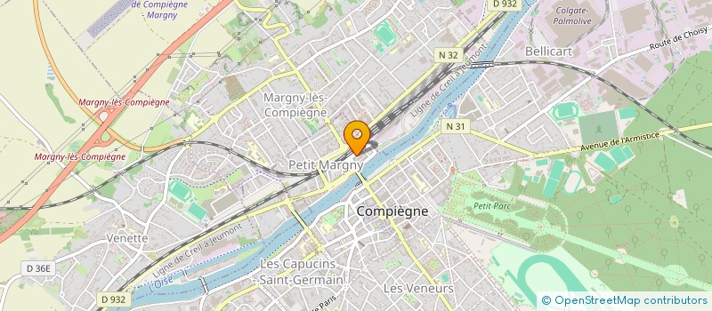 localisation de l'entreprise JPBARNS  COMPIEGNE