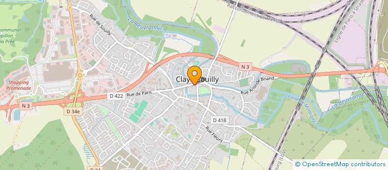 localisation de l'entreprise JPBJ CLAYE SOUILLY  CLAYE-SOUILLY