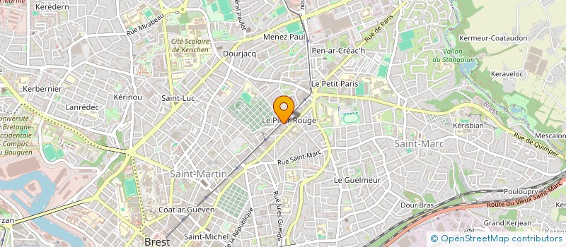 localisation de l'entreprise JPBJB à BREST