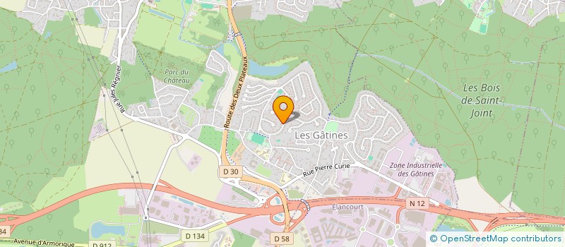 localisation de l'entreprise JPC 17  PLAISIR