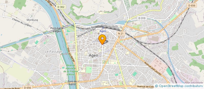 localisation de l'entreprise JPC 2 AGEN  AGEN