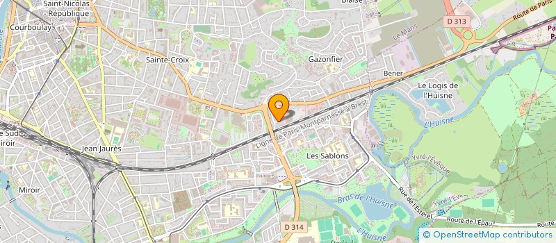 localisation de l'entreprise JPC  LE MANS