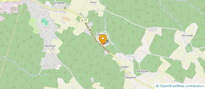 localisation de l'entreprise JPC 40  SOUSTONS