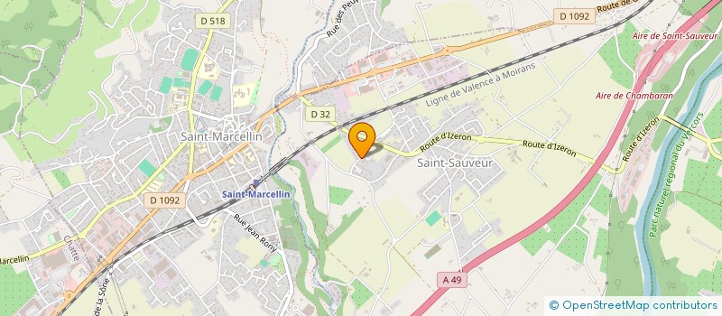 localisation de l'entreprise JPC à SAINT-SAUVEUR