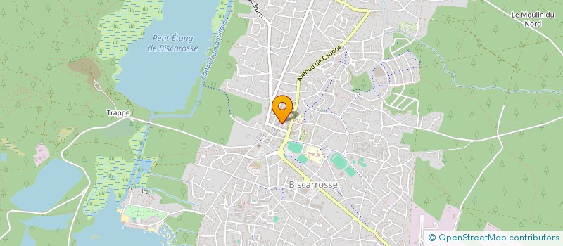 localisation de l'entreprise JPC  BISCARROSSE