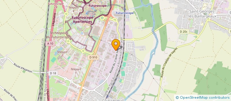 localisation de l'entreprise JPC  CHASSENEUIL-DU-POITOU