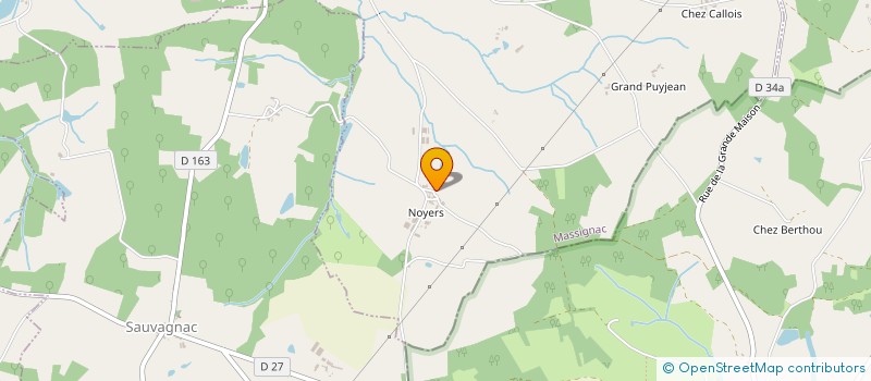 localisation de l'entreprise JPC AQUITAINE à MASSIGNAC