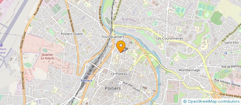localisation de l'entreprise JPC DECO à POITIERS