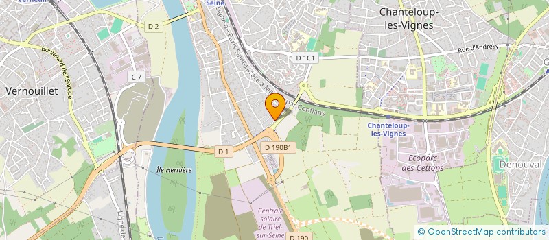 localisation de l'entreprise JPC DECORATION & RENOVATION  TRIEL-SUR-SEINE