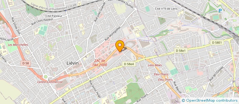 localisation de l'entreprise JPC EVOLUTION à LIEVIN