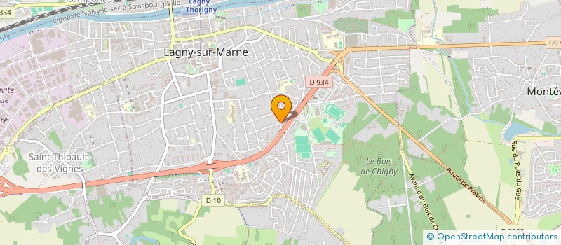 localisation de l'entreprise JPC HOLDING  LAGNY-SUR-MARNE