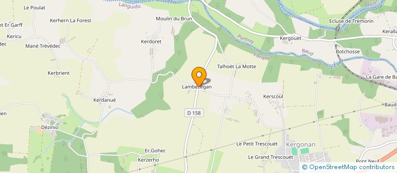 localisation de l'entreprise JPC INTERNATIONNAL à LANGUIDIC