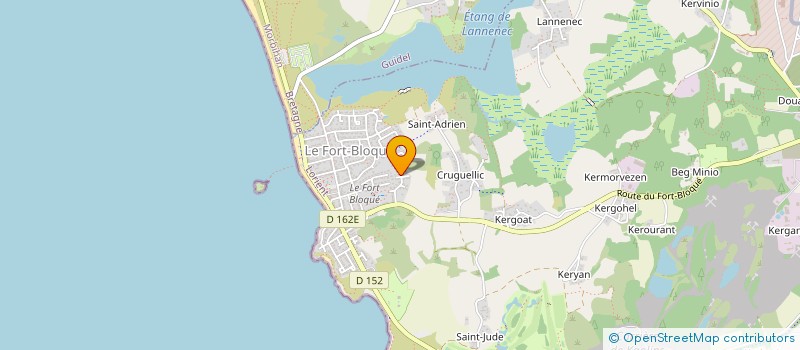 localisation de l'entreprise JPC LE CRYSTAL à PLOEMEUR