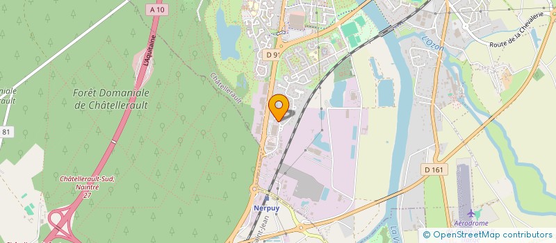 localisation de l'entreprise JPC MARKET  CHATELLERAULT