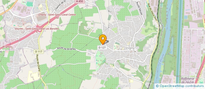 localisation de l'entreprise JPC NEGOCE à IRIGNY