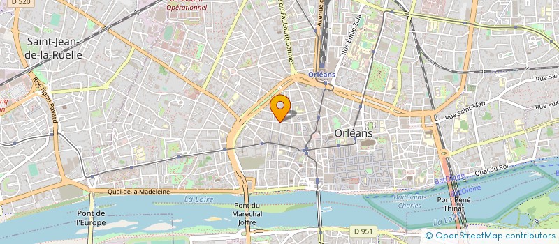 localisation de l'entreprise JPC OLIVET à ORLEANS