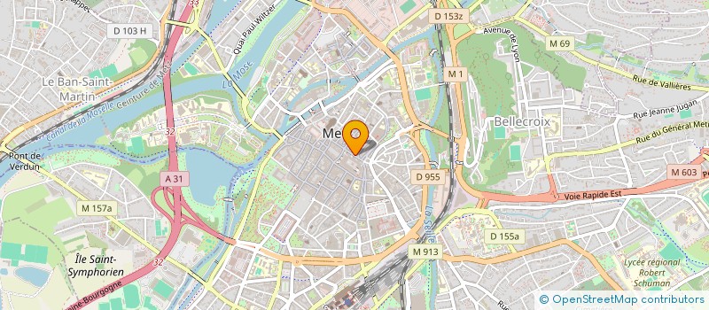 localisation de l'entreprise JPC SAS  METZ