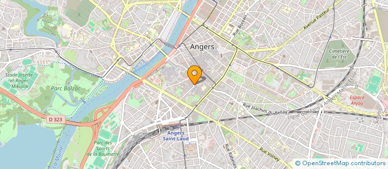 localisation de l'entreprise JPCA à ANGERS