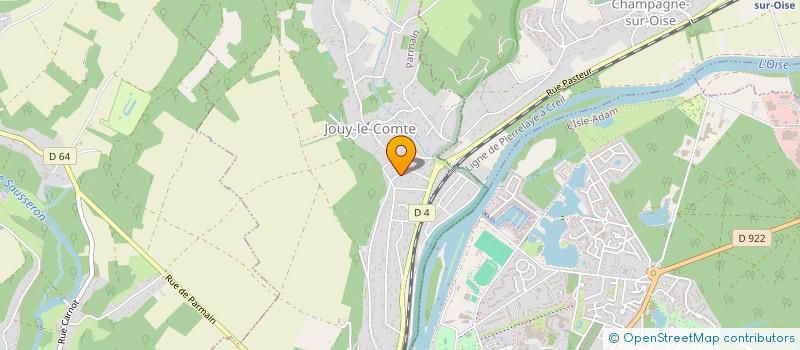 localisation de l'entreprise JPCD  PARMAIN