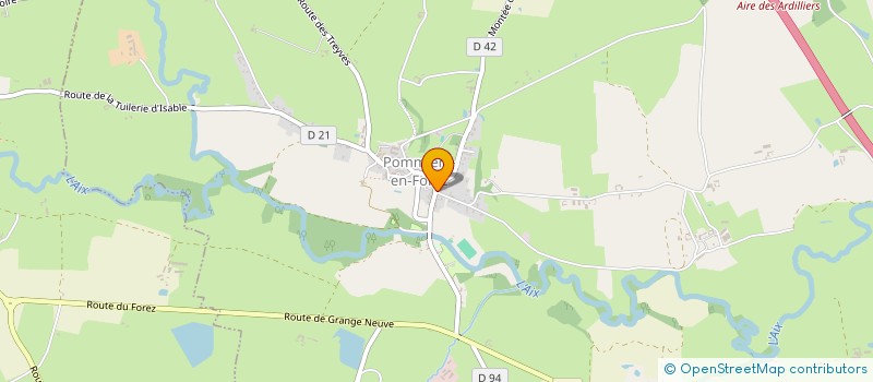 localisation de l'entreprise JPCE  POMMIERS-EN-FOREZ