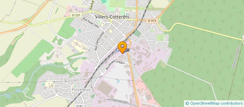 localisation de l'entreprise JPCE à VILLERS-COTTERETS