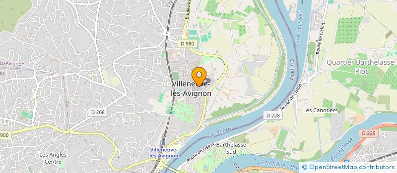 localisation de l'entreprise JPCE LES JARDINS DES PRES DE COOP ELAGAGE  VILLENEUVE-LES-AVIGNON
